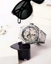 SnakeQueen Automatic Watch-46mm  N11.2 White