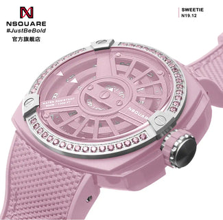 NSQUARE Sweetie Quartz Watch -51mm  N19.12 Pink|NSQUARE 甜美系列 石英錶-51毫米  N19.12 粉紅色