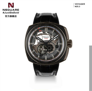 NSQUARE VOYAGER Automatic Watch -51mm N25.3 Gun/Black|NSQUARE 旅行者 自動表-51毫米 N25.3 槍色/黑色