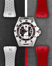 Load image into Gallery viewer, NSQUARE DYNAMIC RACE AUTOMATIC WATCH 46MM N31.3 SS/CERAMIC WHITE/WHITE|NSQUARE DYNAMIC RACE自動錶 46毫米 N31.3鋼/白色陶瓷/白色
