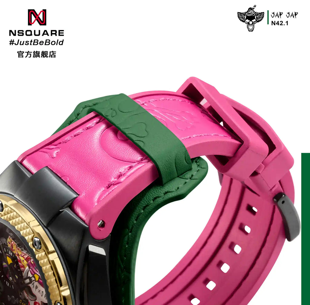 NSQUARE JAPJAP AUTOMATIC WATCH - 46MM N42.1 Violent Gold / Black|NSQUARE JAPJAP系列 自動表-46毫米 N42.1 狂暴金色限量版