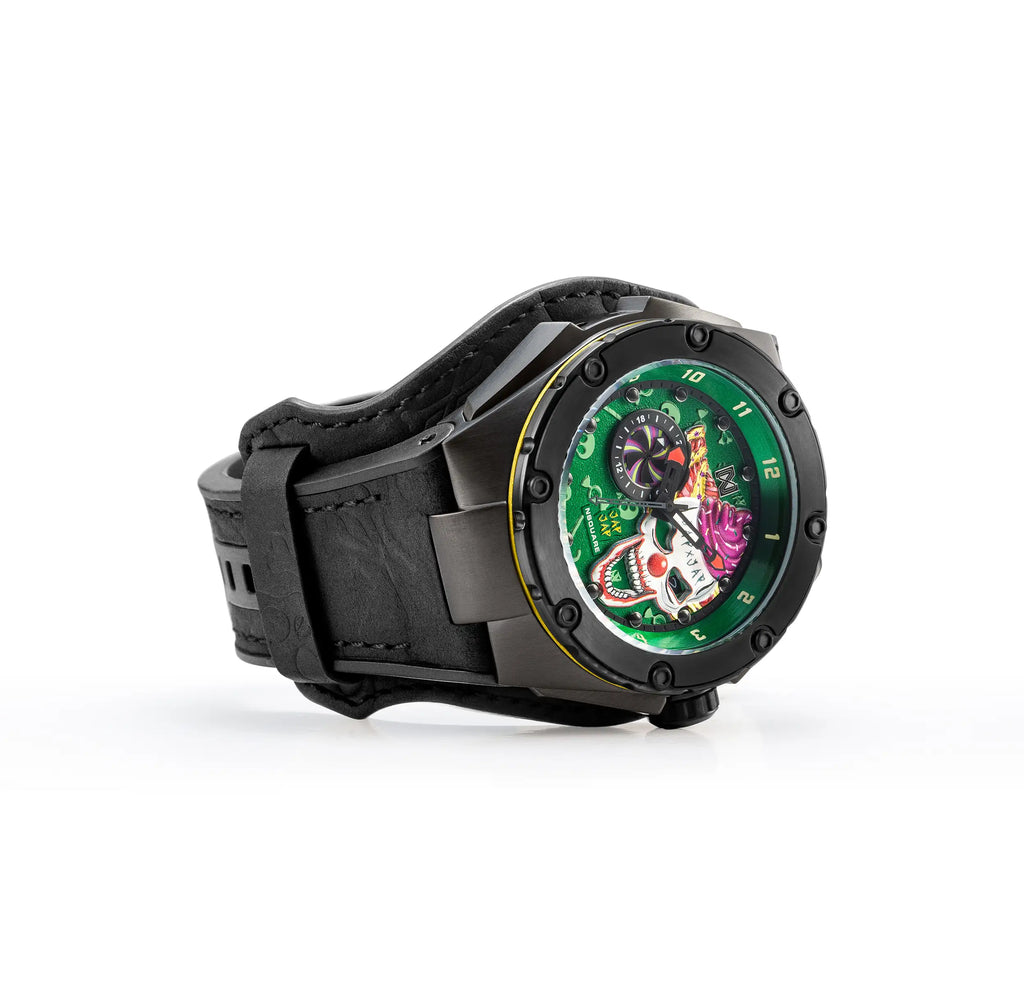 NSQUARE JAPJAP AUTOMATIC WATCH - 46MM N42.2 Violent green|NSQUARE JAPJAP系列 自動錶-46毫米 N42.2 狂暴綠色 限量版