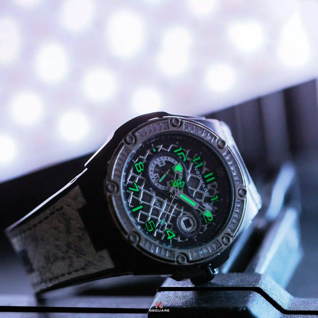 NSquare蛇系列 自動錶 - 46毫米 特別版本 N51.2 白色