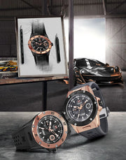 Dynamic Race 44mm N61.3 Rose Gold/Gray