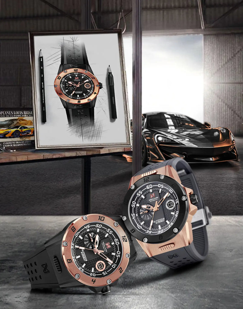 Dynamic Race 44mm N61.3 Rose Gold/Gray