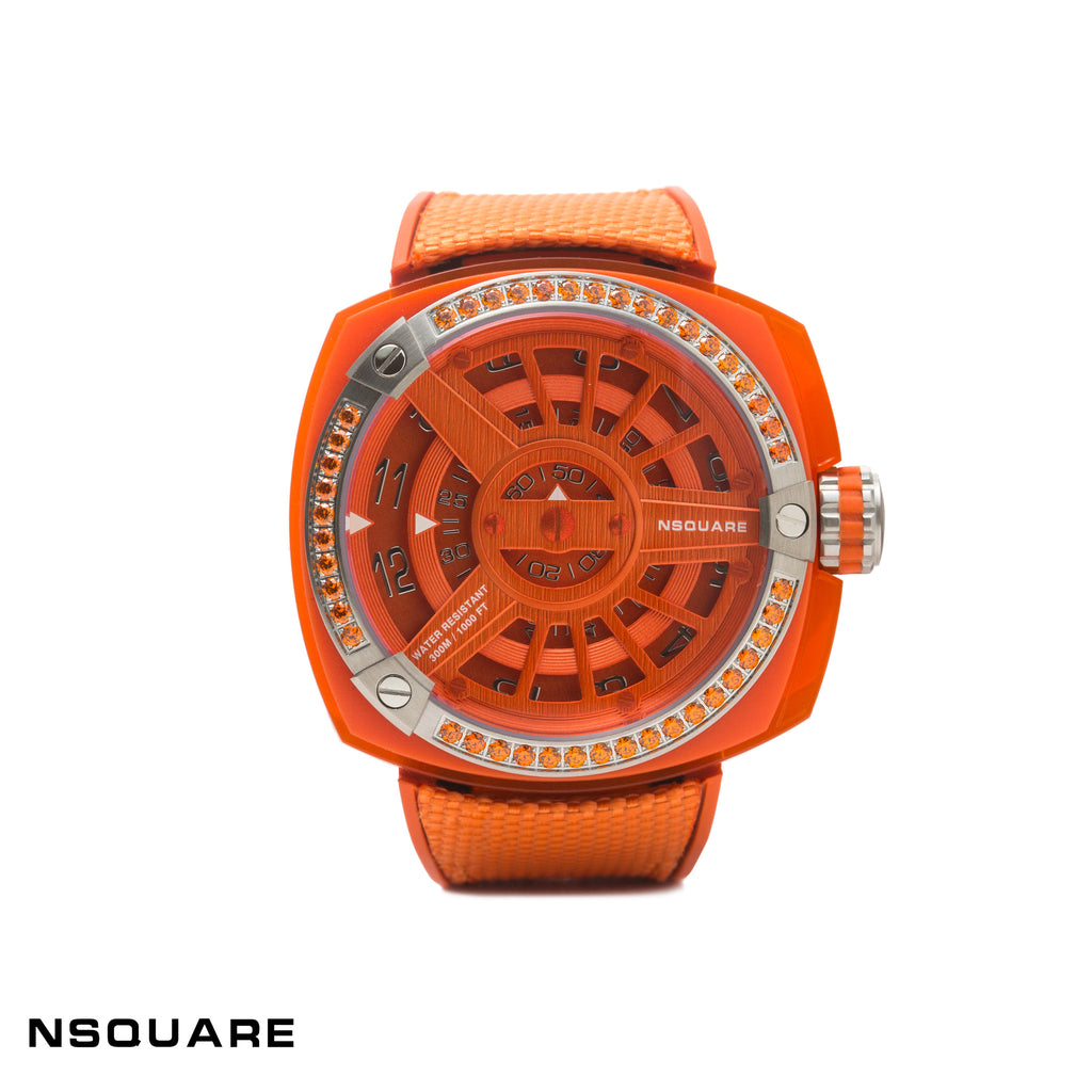 NSQUARE Sweetie Quartz Watch -51mm N19.3 Sharp Orange|NSQUARE 甜美系列 石英錶-51毫米 N19.3 耀眼橙色