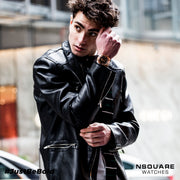 NSQUARE NM01-TOURBILLON Watch - 46mm  N35.4Rose Gold/Black|NM01-陀飛輪 46毫米  N35.4 玫瑰金/黑