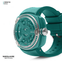 將圖片載入圖庫檢視器 NSQUARE Sweetie Quartz Watch -51mm N19.2 Clear Jade|NSQUARE 甜美系列 石英表-51毫米 N19.2 翡翠綠色