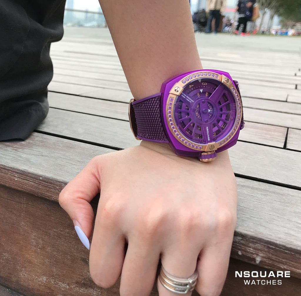 NSQUARE Sweetie Quartz Watch -51mm N19.5 Hyper Violet|NSQUARE 甜美系列 石英表-51毫米 N19.5 超豔紫羅蘭