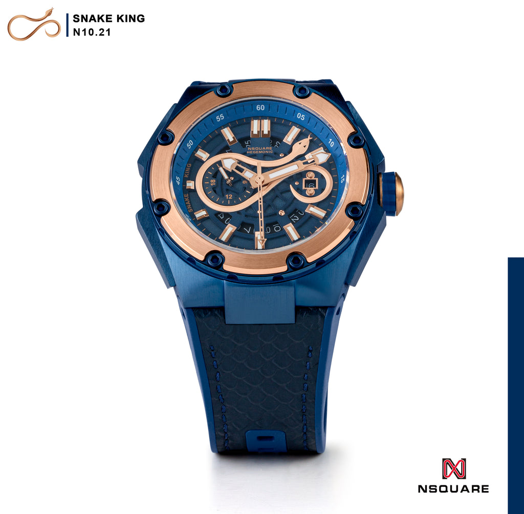 NSquare SnakeKing Automatic Watch 46mm N10.21 Imperial Blue|NSquare蛇皇系列 自動錶 46毫米 N10.21 帝王藍