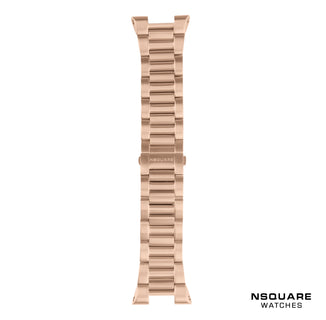 N 10-PVD GOLD BRACELET  | N 10-PVD玫瑰金色鋼錶鏈帶