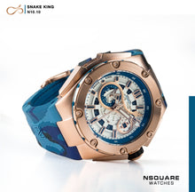 Load image into Gallery viewer, NSQUARE SnakeKing Automatic Watch-46mm N10.10C Magic Blue|NSQUARE 蛇皇系列 自動錶-46毫米  N10.10C魔幻藍
