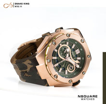 Load image into Gallery viewer, NSQUARE SnakeKing Automatic Watch-46mm N10.11CS Camper Green|NSQUARE 蛇皇系列 自動錶-46毫米  N10.11CS 軍營綠