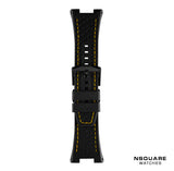 N 10-BLACK STRAP YELLOW STITCH | N 10-黒錶帶黃線