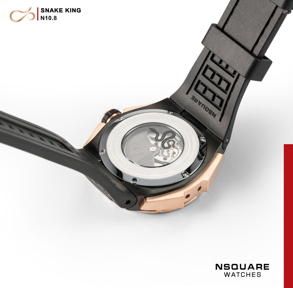 NSQUARE SnakeKing Automatic Watch-46mm N10.8 Devil Gold Ceramic|NSQUARE 蛇皇系列 自動錶-46毫米  N10.8魔王金陶瓷
