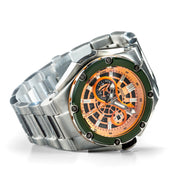 NSQUARE SnakeKing Automatic Watch-46mm N10.9SS Green Magic|NSQUARE 蛇皇系列 自動錶-46毫米  N10.9SS魔力綠