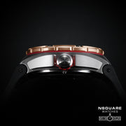 NSQUARE NM01-TOURBILLON Watch - 46mm  N35.1 SS/RG/Red|NM01-陀飛輪 46毫米  N35.1 不銹鋼/玫瑰金/紅