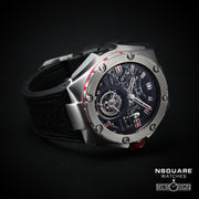 NSQUARE NM01-TOURBILLON Watch - 46mm  N35.2 SS/Black|NM01-陀飛輪 46毫米  N35.2不銹鋼/黑色