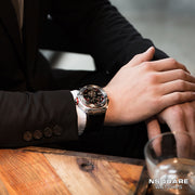 NSQUARE NM01-TOURBILLON Watch - 46mm  N35.2 SS/Black|NM01-陀飛輪 46毫米  N35.2不銹鋼/黑色