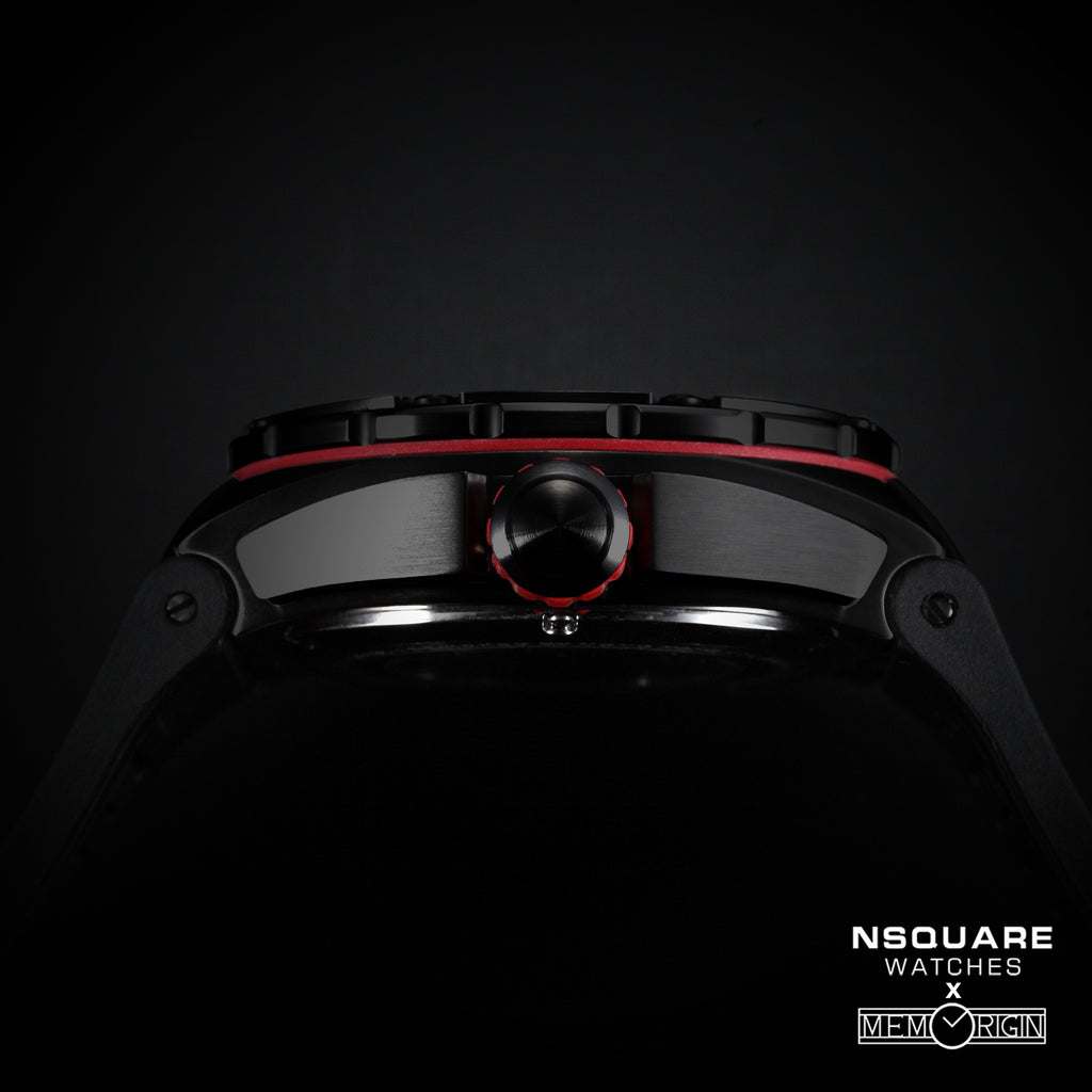 NSQUARE NM01-TOURBILLON Watch - 46mm  N35.3 All Black|NM01-陀飛輪 46毫米  N35.3 全黑色