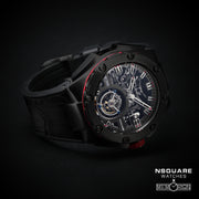 NSQUARE NM01-TOURBILLON Watch - 46mm  N35.3 All Black|NM01-陀飛輪 46毫米  N35.3 全黑色