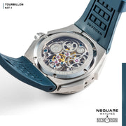 NSQUARE N37.1 Ronald Series-TOURBILLON Watch - 46mm  SS/Blue|N37.1 鄭中基系列-陀飛輪46毫米  鋼藍色