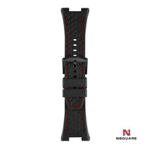Load image into Gallery viewer, N51.3 Dual Material - Black Snake Embossing Pattern Leather with Black Rubber Strap|N51.3 雙材質 - 黑色蟒蛇壓花圖案皮和黑色橡膠帶