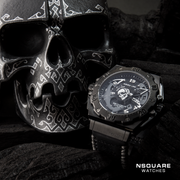 NSQUARE PirateStorm Automatic Watch - 48mm N15.1 All Black|海盜風暴 自動錶 - 48mm N15.1 黑色