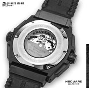 NSQUARE PirateStorm Automatic Watch - 48mm N15.1 All Black|海盜風暴 自動錶 - 48mm N15.1 黑色