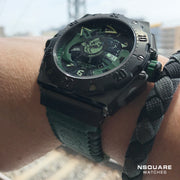 NSQUARE PirateStorm Automatic Watch - 48mm N15.2 Black/Green|海盜風暴 自動表 - 48mm N15.2 黑色/深綠色