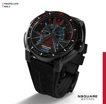 Load image into Gallery viewer, NSQUARE Propeller Automatic Watch - 48mm N26.2 Black|NSQUARE 螺旋槳 自動錶-48毫米 N26.2 黑色