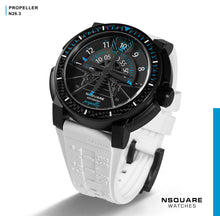 Load image into Gallery viewer, NSQUARE Propeller Automatic Watch - 48mm N26.3 White|NSQUARE 螺旋槳 自動錶-48毫米 N26.3 白色