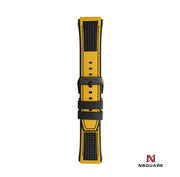 N39.1 Dual Colour Rubber Strap - Yellow/Black|N39.1 雙色橡膠帶 - 黃/黑