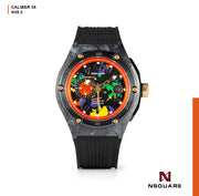 N39.2 Black Rubber Strap|N39.2 黑色橡膠帶