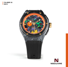 Load image into Gallery viewer, NSquare MultiColoured Series Automatic Watch - 44mm N39.2 Vitality Black|NSquare MultiColoured系列 自動錶 44毫米 N39.2 活力黑