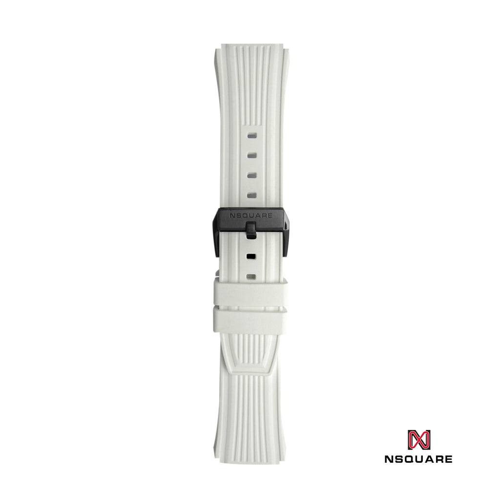 N39.3 White Rubber Strap|N39.3 白色橡膠帶