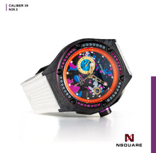 Load image into Gallery viewer, NSquare MultiColoured Series Automatic Watch - 44mm N39.3 Active White|NSquare MultiColoured系列 自動錶 44毫米 N39.3 好動白