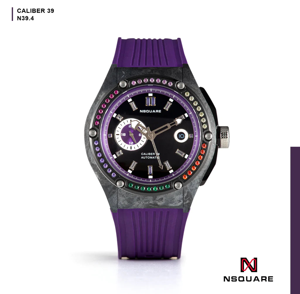 N39.4 Purple Rubber Strap|N39.4 紫色橡膠帶