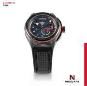 NSQUARE Racermatic Automatic N38.1 BLACK/BLACK|NSQUARE競賽者係列自動表N38.1黑色/黑色