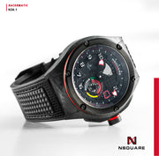 NSQUARE Racermatic Automatic N38.1 BLACK/BLACK|NSQUARE競賽者係列自動表N38.1黑色/黑色