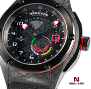 NSQUARE Racermatic Automatic N38.1 BLACK/BLACK|NSQUARE競賽者係列自動表N38.1黑色/黑色