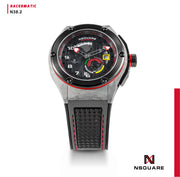 NSQUARE Racermatic Automatic N38.2 GREY/BLACK|NSQUARE競賽者係列 自動表N38.2 灰色/黑色