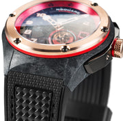 NSQUARE Racermatic Automatic N38.3 RG/BLACK|NSQUARE競賽者系列 自動錶N38.3 玫瑰金色/黑色