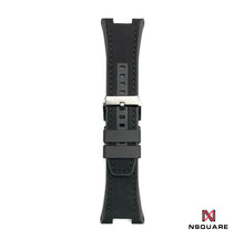 Load image into Gallery viewer, N44.3 Dual Material - Black Vintage Leather with Black Rubber Strap|N44.3 雙材質 - 黑色彷復古牛皮和黑色橡膠帶