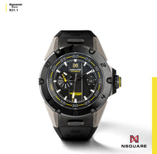 Load image into Gallery viewer, NSquare Dynamic Race Automatic Watch 46mm N31.1 Gray/Black Ceramic|NSquare Dynamic Race自動錶 46毫米 N31.1灰色/黑陶瓷