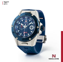 Load image into Gallery viewer, NSQUARE DYNAMIC RACE AUTOMATIC WATCH 46MM N31.2 SS/CERAMIC BLUE/BLUE|NSQUARE DYNAMIC RACE自動錶 46毫米 N31.2鋼/藍色陶瓷/藍色