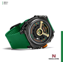Load image into Gallery viewer, NSQUARE NICK II AUTOMATIC WATCH 45MM N12.4 GREEN |NSQUARE NICK II自動錶 45毫米 N12.4 綠色