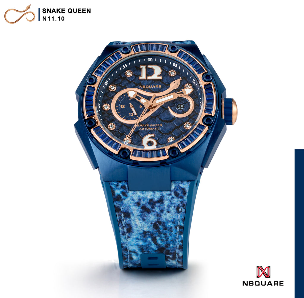 SnakeQueen Automatic Watch 46mm N11.10 Empress Blue