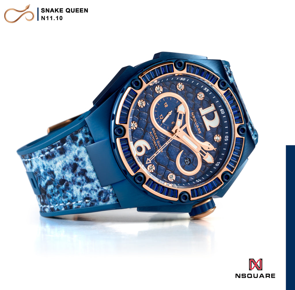SnakeQueen Automatic Watch 46mm N11.10 Empress Blue
