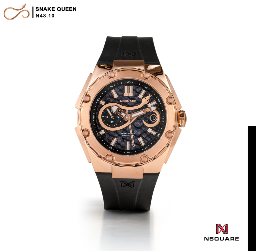 N48.10 黑色橡膠錶帶|N48.10 黑色橡膠錶帶